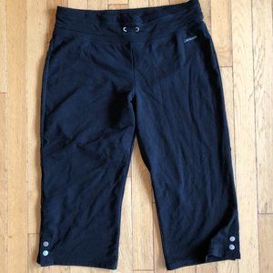 Women's Danskin Black Stretchy Capris